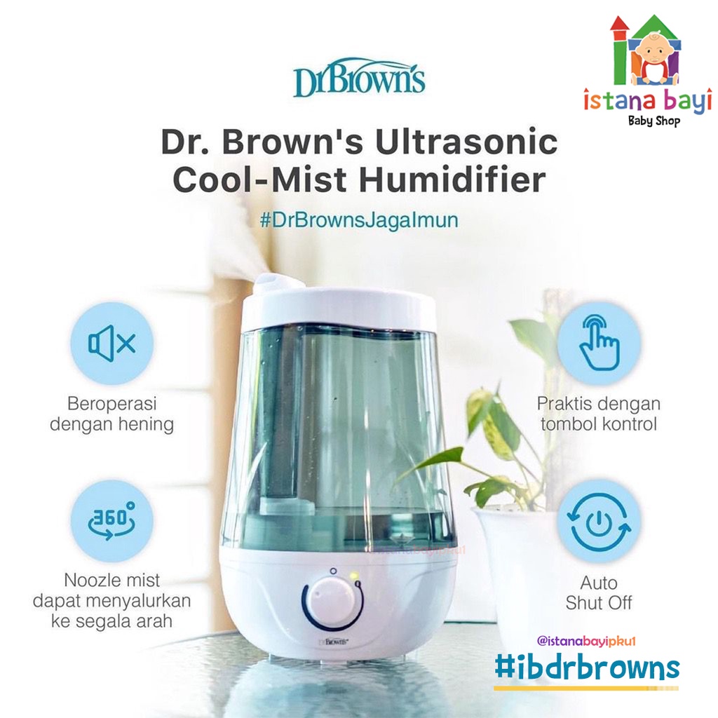 Dr.Brown's Cool Mist Humidifier - Alat Pembersih dan Pelembab Udara