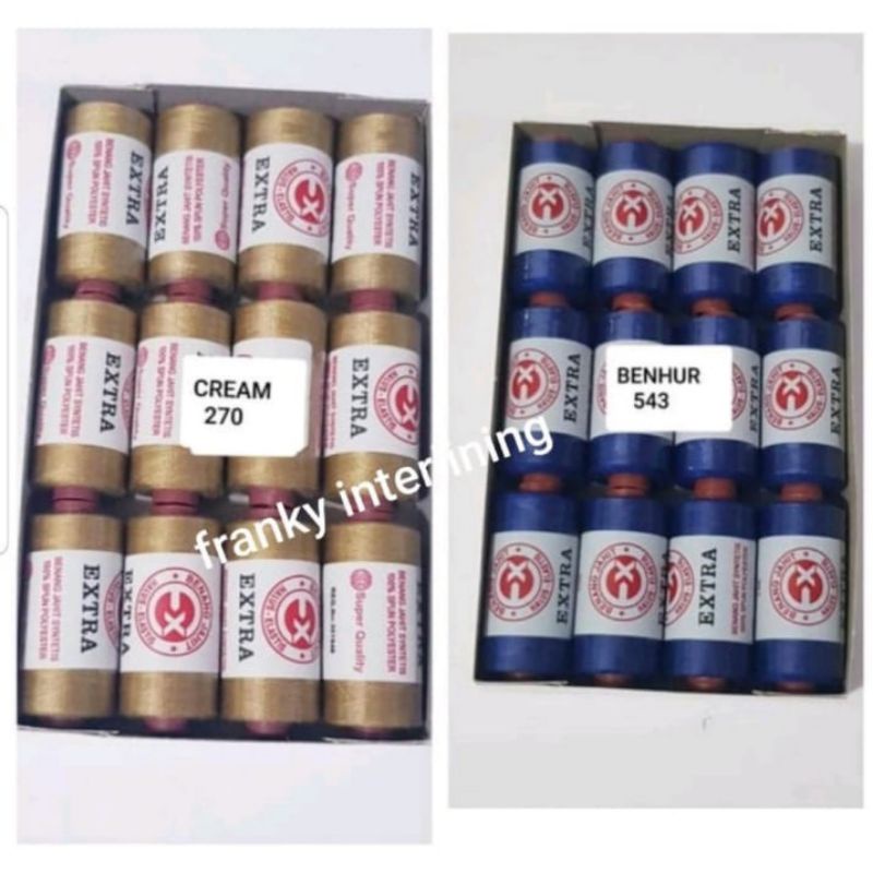 BENANG JAHIT EXTRA HALUS ELASTIS HARGA PER LUSIN