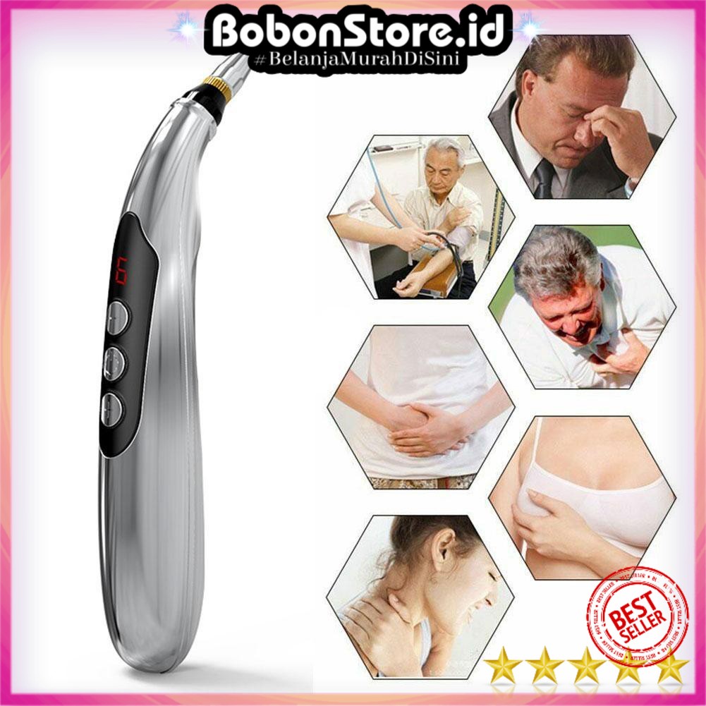 Alat Akupuntur Pen Terapi 1 Set Massager 9 Gears - W-912R