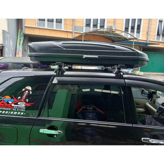Paket Roofbox Crossbar Autobox 650 Liter Murah