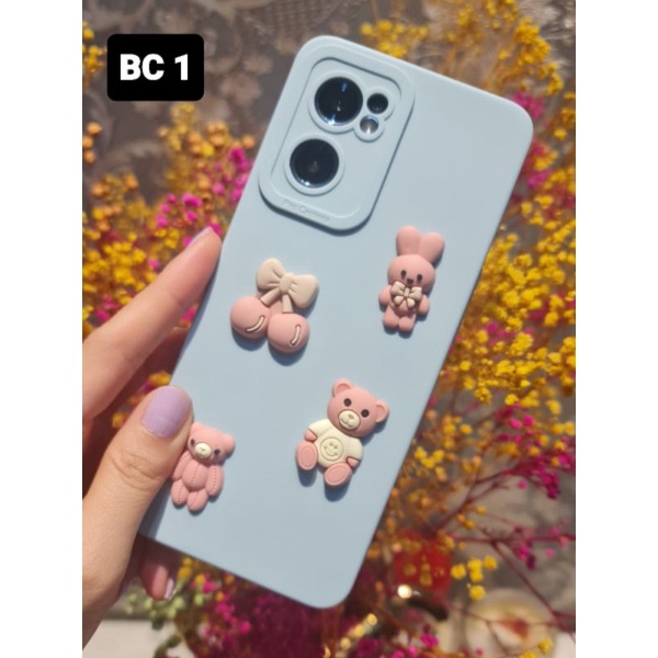 BC Softcase PRO Camera 3D bear cookies A12 A03 A03s A22 4G A22 5G A33 5G A53 A32 5G A13 A23