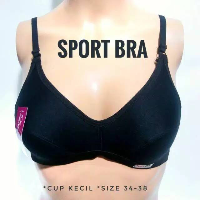 Termurah Bh Sport Bra Wanita Remaja Cup Kecil Tanpa Kawat Busa tipis Size 34-38 Bh Cewek Sehari hari