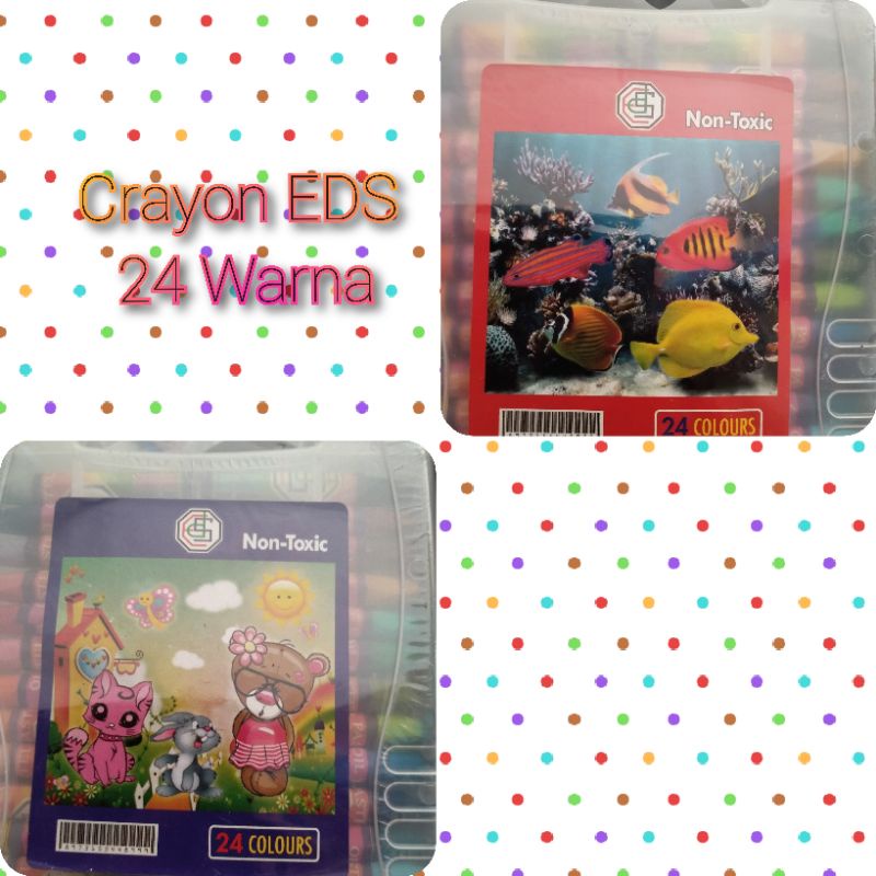 

Crayon EDS 24 Warna Free Buble Wrap
