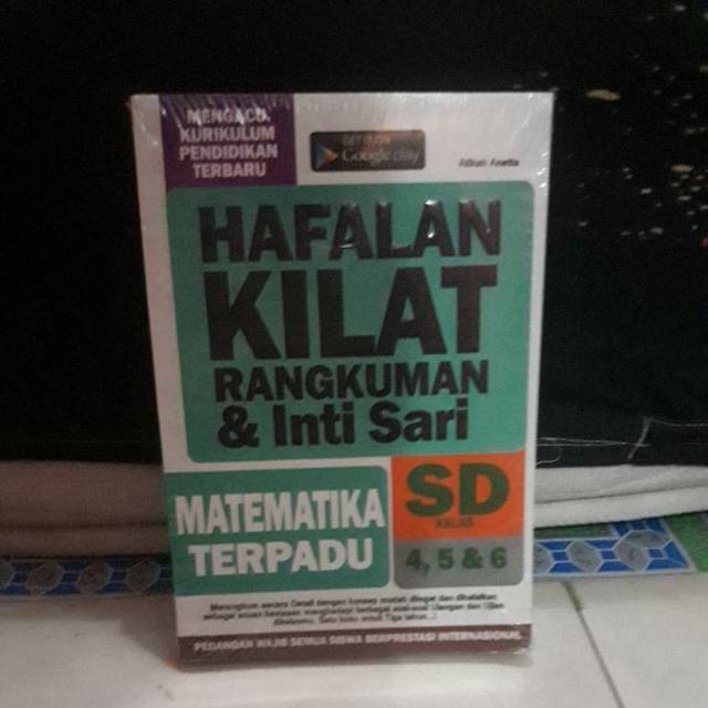 

Hafalan matematika terpadu kelas 4.5.6
