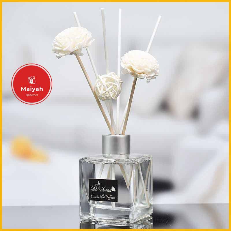 Reed Diffuser Device Pengharum Ruangan Parfum Essential oil Stick 50ml kamar mobil peharum minyak wa