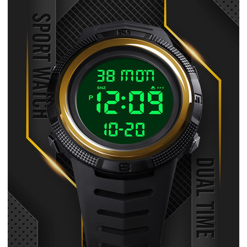 Jam Tangan Skmei 1632 Sport Digital Anti Air / Countdown / Stopwatch Untuk Pria