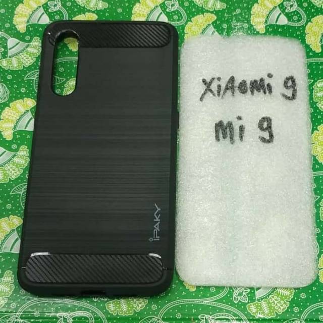 XIAOMI MI 9 silikon soft case karet hitam mantul murah meriah