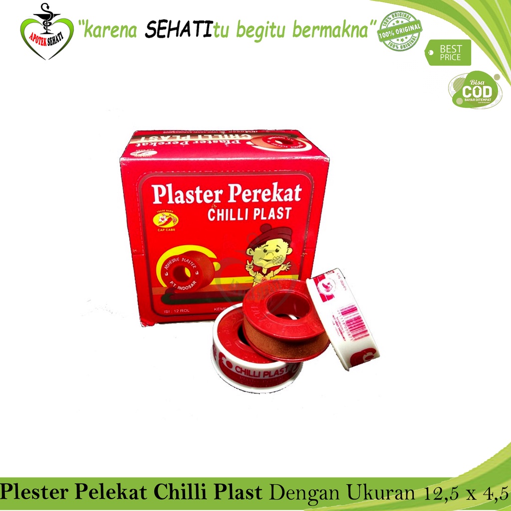 Plester Chili Plast Perekat Rol Chilliplast Plester Kain Coklat