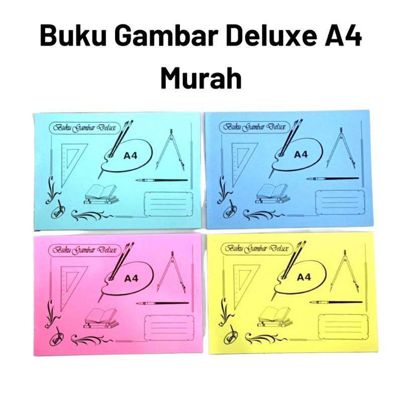 Buku Gambar Deluxe Ukuran A4