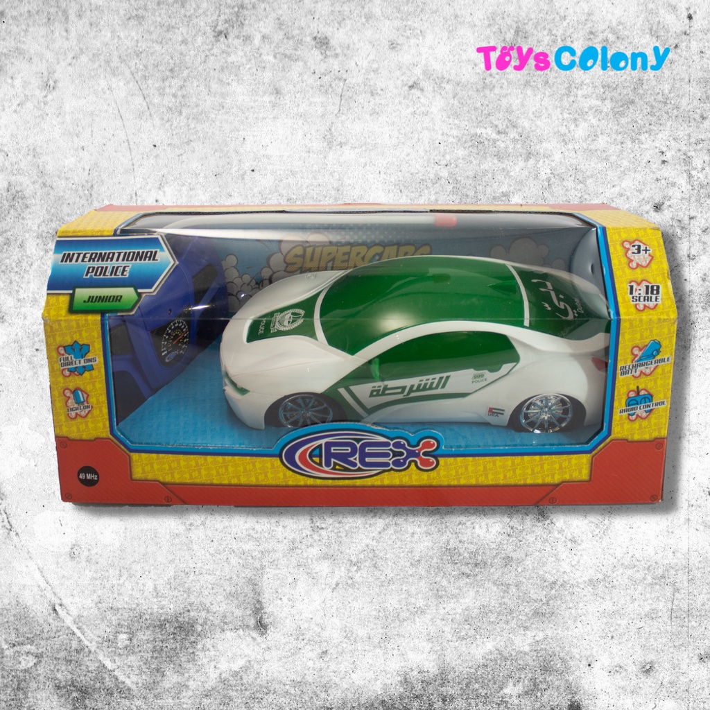 REX - Mobil Remote Control Polisi Internasional Car Rc RKC02083-1