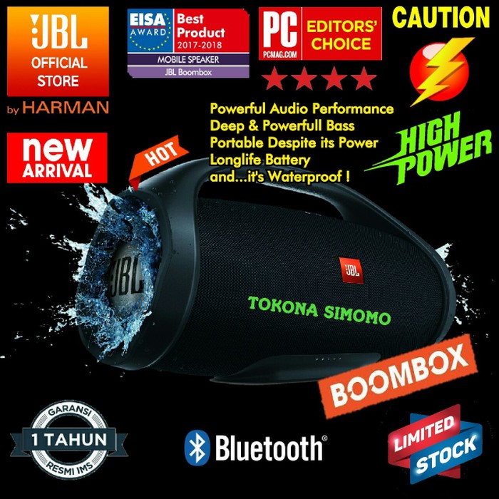 PROMO JBL BOOMBOX High Power Portable Bluetooth Waterproof Speaker Original MURAH