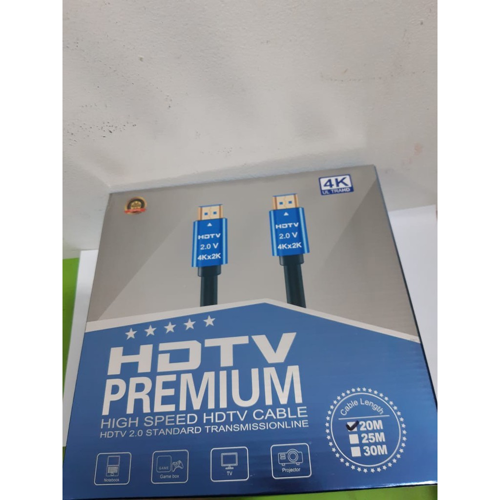 M-TECH Kabel HDMI 20Meter 4K ULTRA HD Premium V2.0 / Kabel HDMI V2.0 20M MTECH