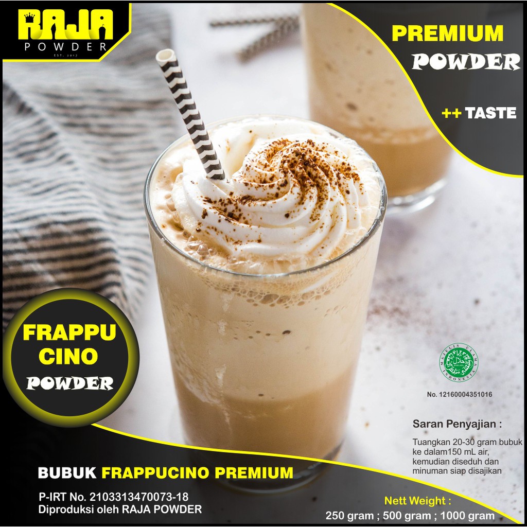 

Bubuk Frappucino Bubuk Minuman Frappucino Powder 500 gram PREMIUM