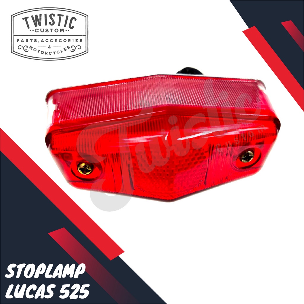 Stoplamp Lampu Rem Belakang Model Lucas 525 Motor BSA Triumph
