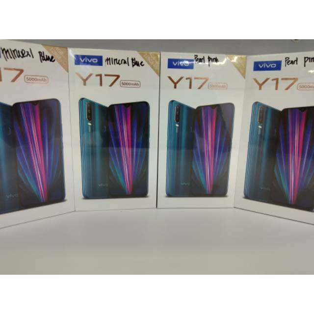 HARGA RESELLER BOSS Vivo Y17 Mineral Blue&Pearl Pink 4gb/128gb NEW Garansi Resmi Vivo 1Tahun
