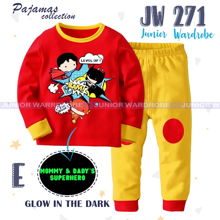 Piyama anak laki import JW 271 E - H