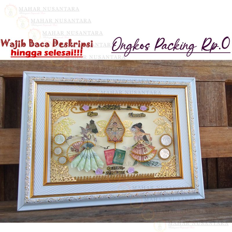 Eksklusif Pigura 40x30 (page 2) | Mahar Nikah Wayang Kresna Rama Arjuna Bima