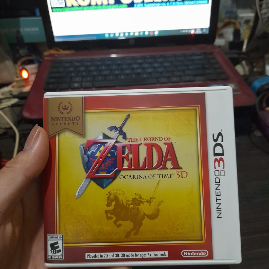 Jual The Legend Of Zelda Ocarina Of Time 3D Nintendo 3DS USA Original