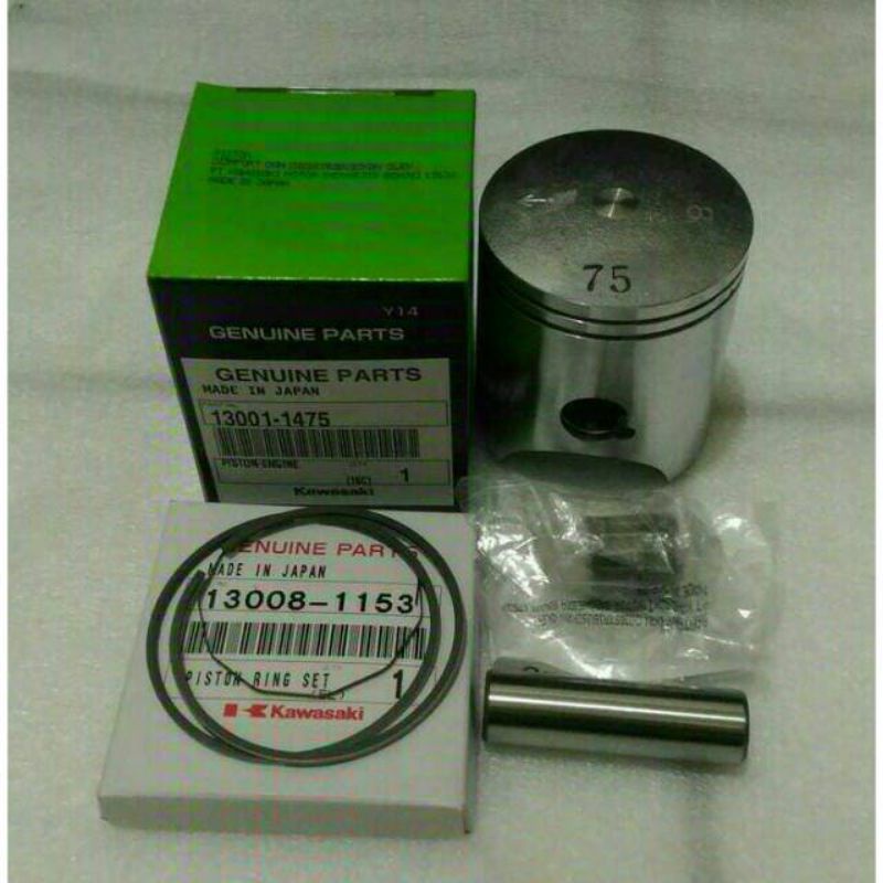 piston+Ring seher set B75 Ninja150 R-RR original Kawasaki
