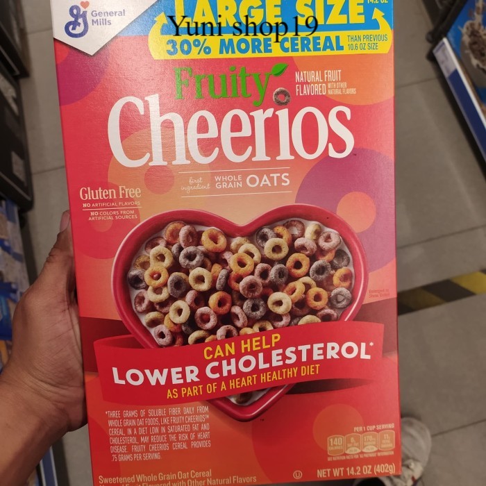 

cheerios cereal fruity gluten free 402gr