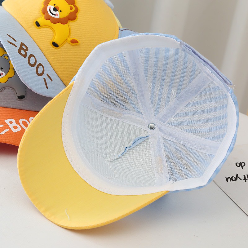 LKM219 TOPI ANAK MOTIF BERKARAKTER SINGA LION BOO TOPI FASHION BABY HAT [1KG 26PC] LITTLE KUMA-8