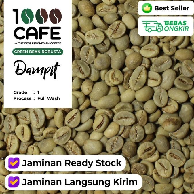 

Sale [TERMURAH] GREEN BEAN ROBUSTA DAMPIT FULL WASH G1 - 1KG /KOPI RUBE/KOPI KAPAL API/KOPI SLB/KOPI PEJUANG/KOPI BUBUK