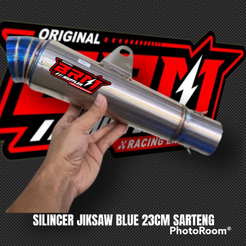 Slencer Slincer Knalpot JIKSAW BLUE ORIGINAL BRM MUFFLER bukan knalpot Dbs rcb jrm ckc cld proliner 