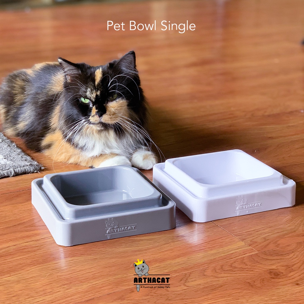 Arthacat - Pet Bowl Tempat Makan Hewan Kucing Anjing Anti Semut Arthacat - Single