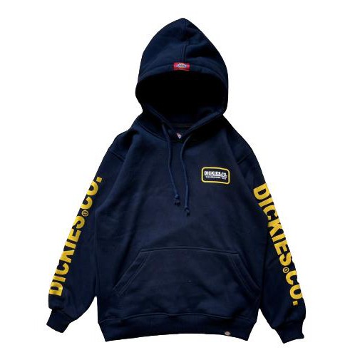 Jaket Sweater Hoodie DICKIES HAND TEKS – Navy Edition Fashion Trendy Casual Pria Good Brand Quality