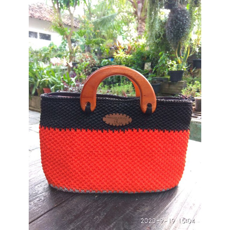 tas mini rajut (tenteng)