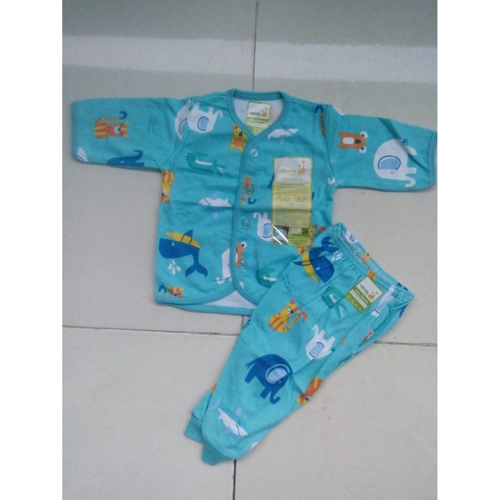 Unik Baju setelan bayi Newborn tangan panjang Merk Velvet Murah