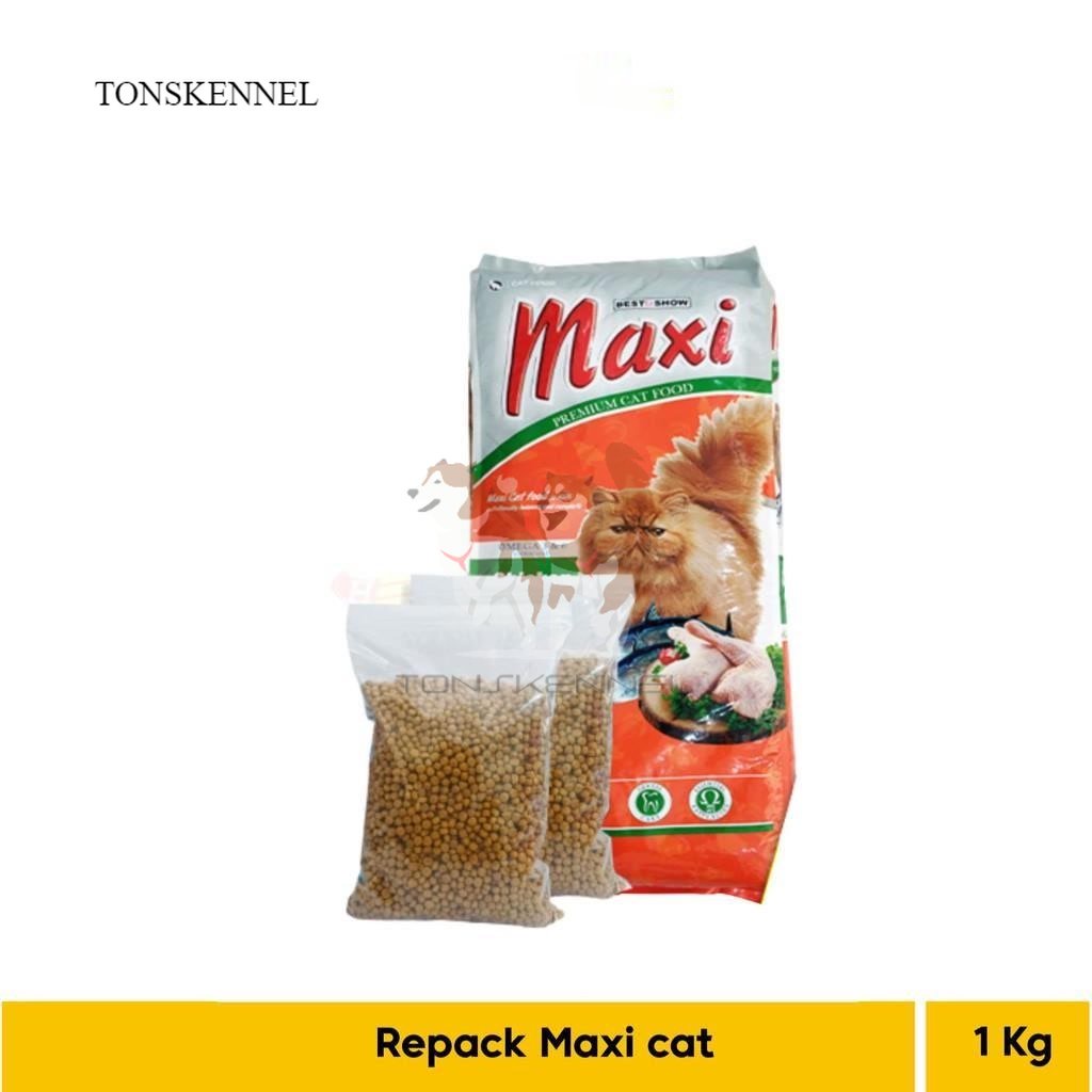 Makanan Kucing Maxi Cat Food Repack 1 kg