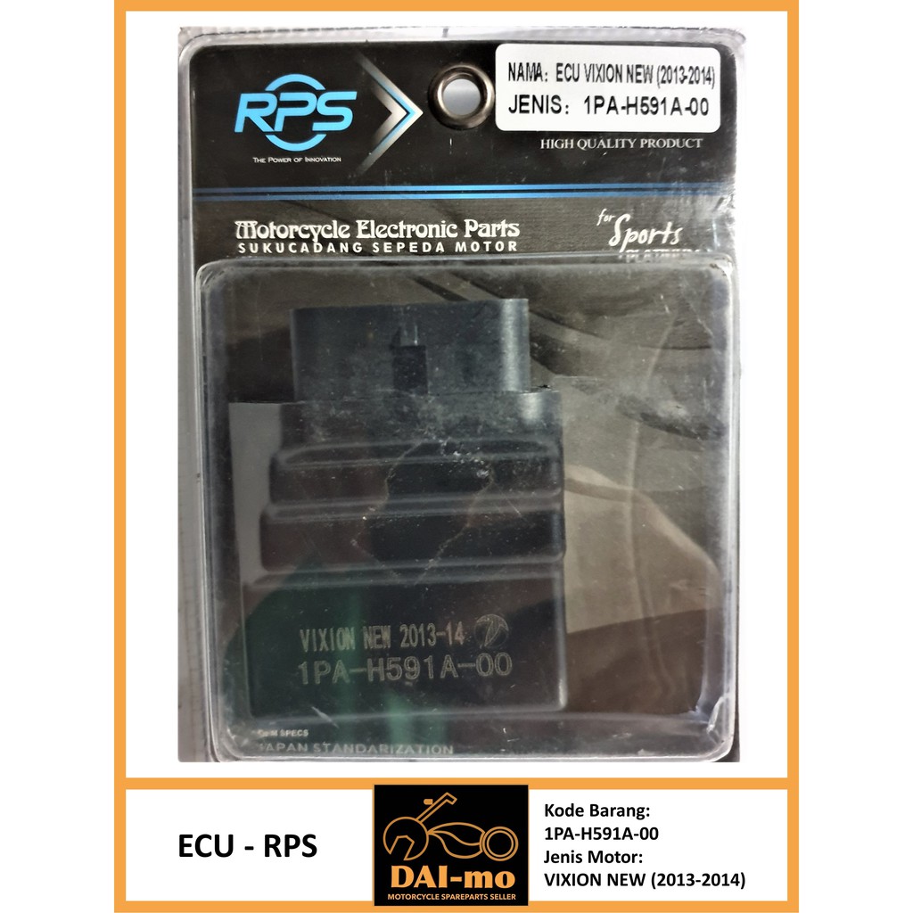 ECU VIXION NEW (2013-2014) (RPS) 1PA-H591A-00/ Vixion Baru Double Disci CDI ECU Motor Injeksi Vixion