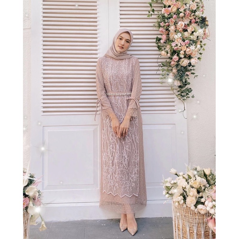 NEW - Dress Ophire Blush Pink by Famouscarfofficial SOLD TRANSFER kak NURUL