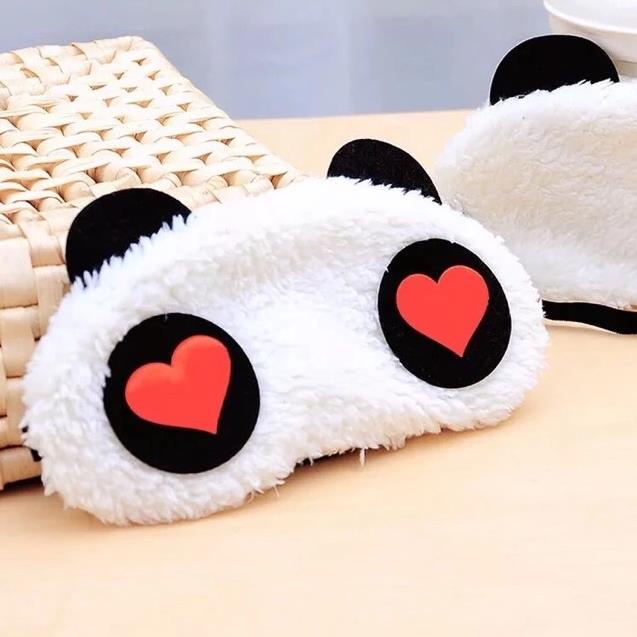 Penutup Mata Tidur Panda Bisa Pilih Motif Sarung Cover Eye Sleep Tutup Lucu Cute Masker