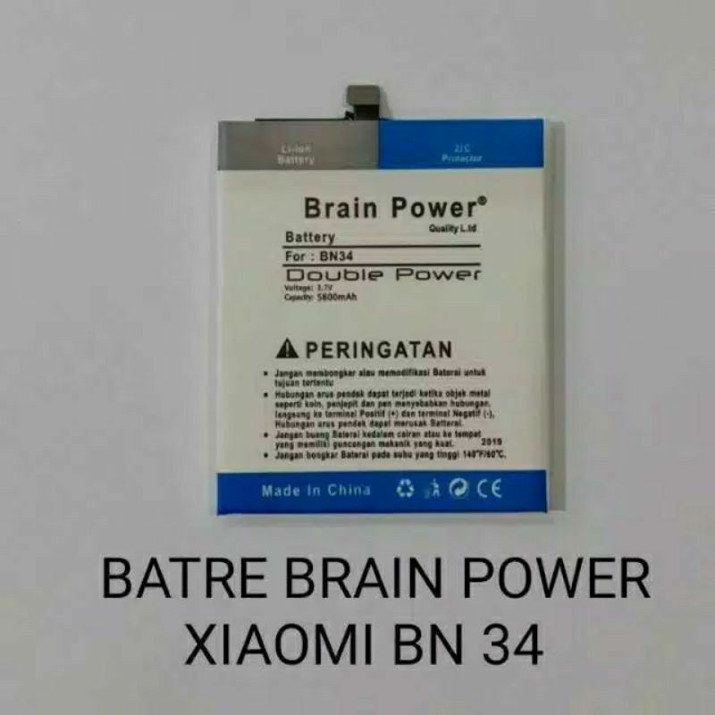 Batre bt hp Xiaomi Redmi 5A BN34 Redmi 5A BN-34 Dobel power