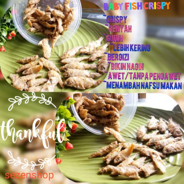 Ikan crispy baby fish wader