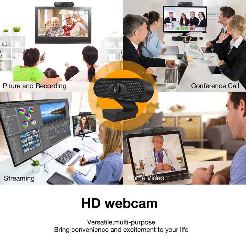 Kamera Webcam X6 720P built in mic web cam camera live video full hd 720p Jernih