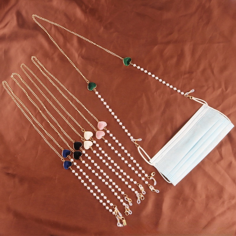 Tali Rantai Magnetik Holder Kacamata / Hijab / Masker Anti Hilang