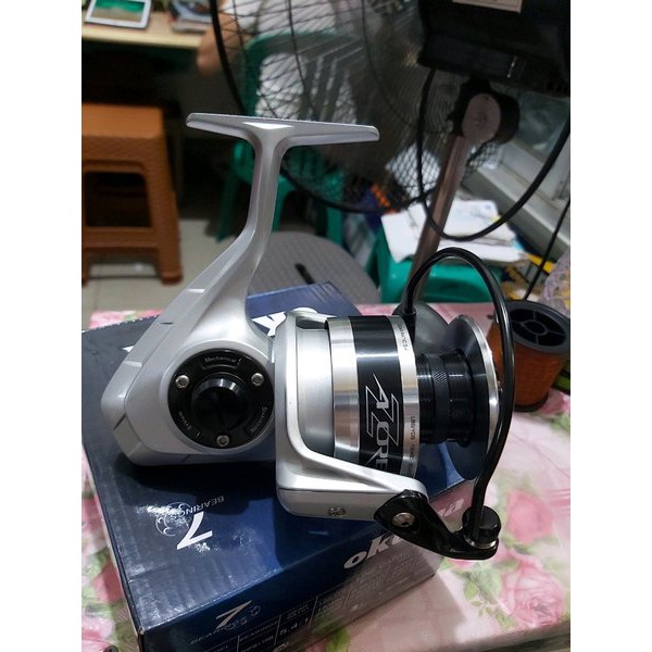 Penawaranspesial reel okuma azores z-80s 8000 power handel silver series Berkualitas