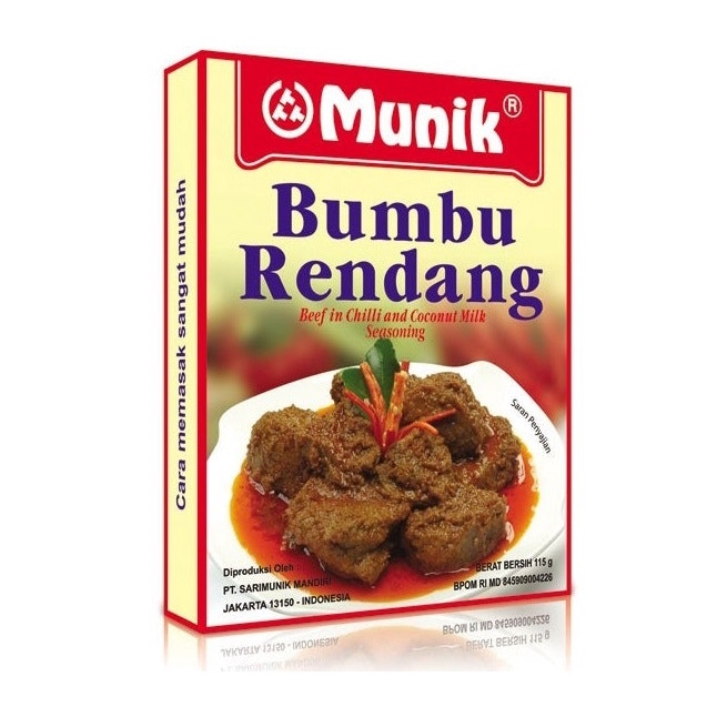 MUNIK - BUMBU MUNIK - MUNIK BUMBU - MUNIK BUMBU RENDANG