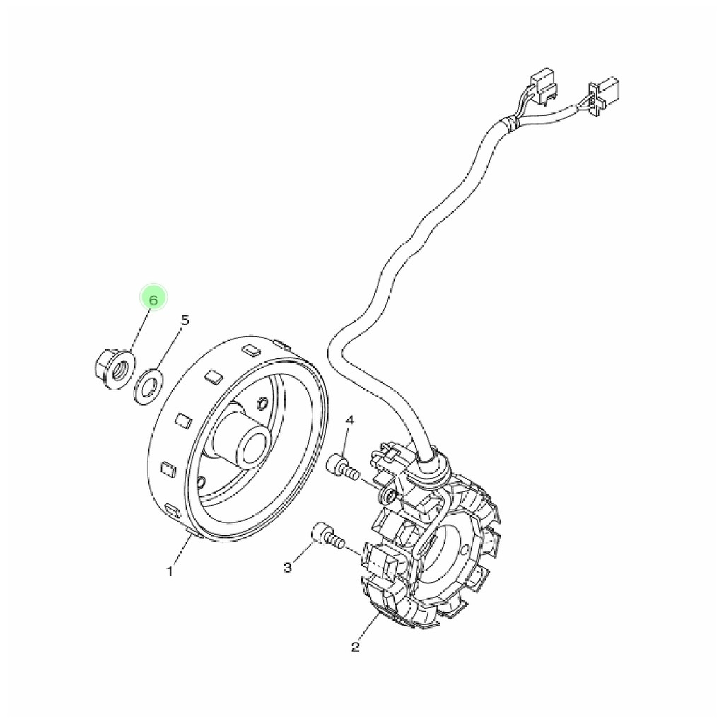 MUR MAGNET MAHNIT KRUK KREK AS KANAN MIO M3 S Z SOUL GT FINO FI XRIDE 125 ORIGINAL YGP