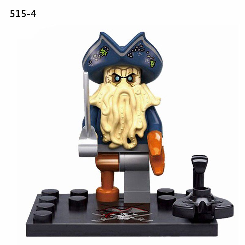Image of Lego Davy Jones Minifigure Pirates of the Caribbean Jack Sparrow #0