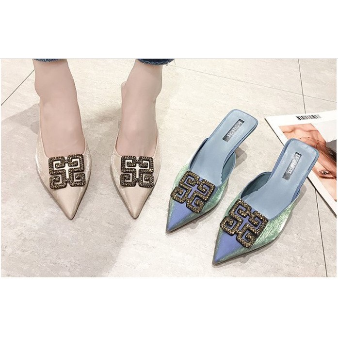 Sepatu import wanita/ sepatu import sepatu bling wanita murah Sepatu Hak 7cm 408 IMPORT