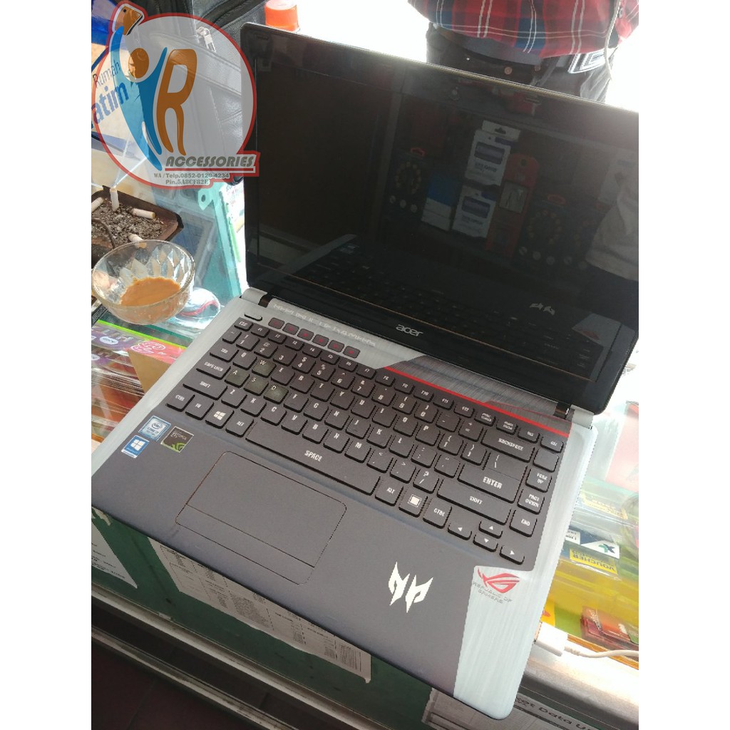 Original Garskin Laptop Full Body Acer E1-410 Series Motif Predator