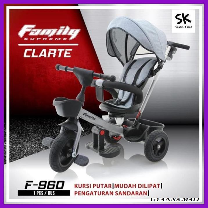 Bayi Stroller Sepeda Stroller Family F 960 - Merah Cinta-Elvi