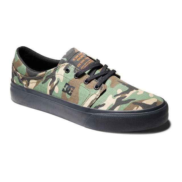 DC Vulcanized Shoe Trase Tx Se Black/Camo Print