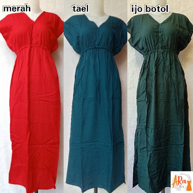 DRESS MANOHARA PANJANG POLOS BALI