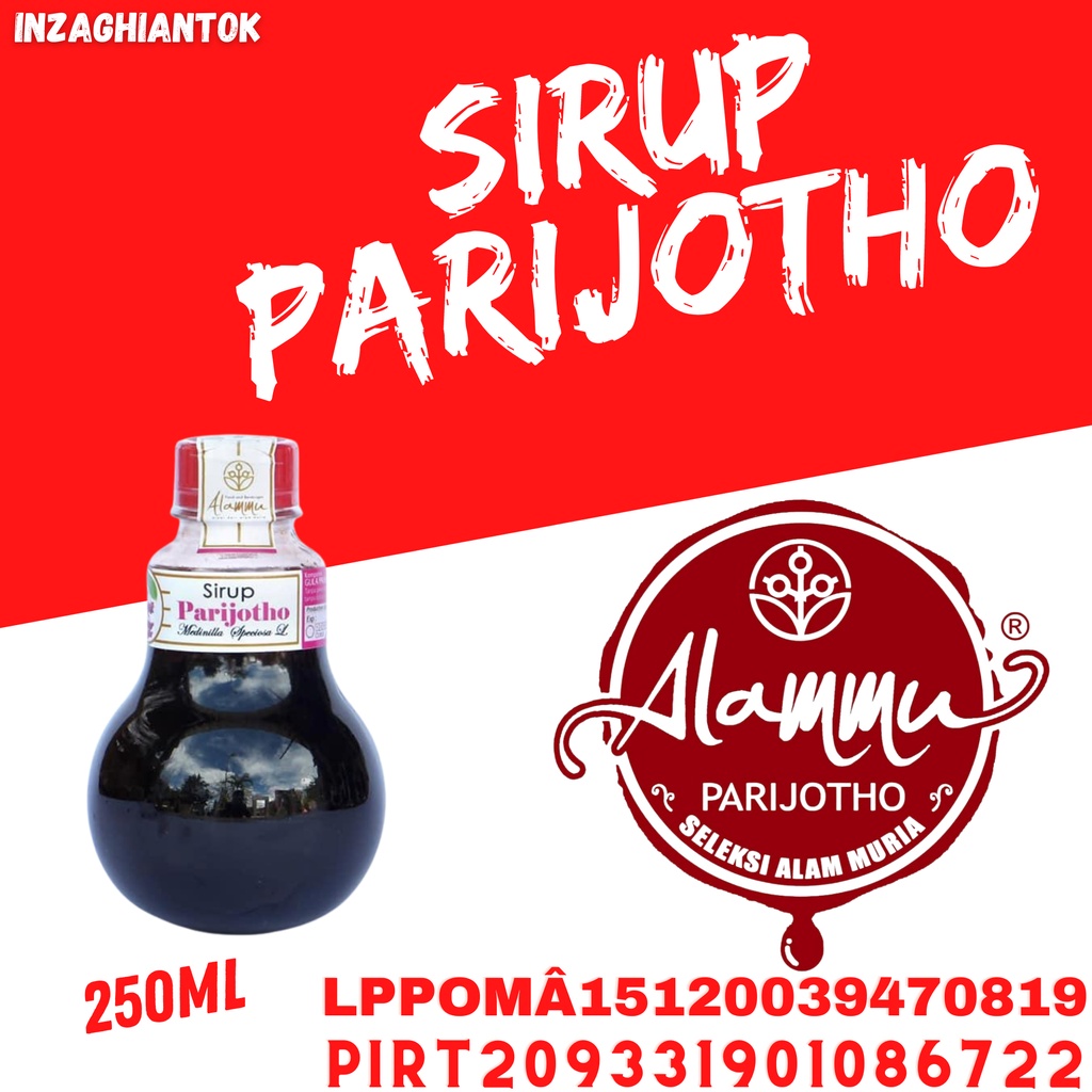 

Sirup Parijotho 250 Ml Khas Kudus Parijoto Pari Jotho Pari Joto