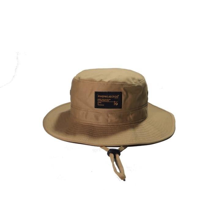 Bucket Hat Topi Rimba - Fiveproject.Co Bucket Hat / Jungle Cream